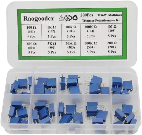 RESIS-KIT3296W-50 Multiturn Trimmer Potentiometer Vari Kit