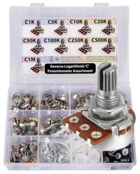 Pot-c-rl 3PDT Potentiometer Log Reverse Logarithmic Pot-c-rl 3PDT Potentiometer Log Reverse Logarithmic
