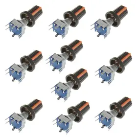 Anmbest 898822207157 10pcs 20mm 5pins 360 Degree Rotary Encoder Code Switch Digital Potentiometer