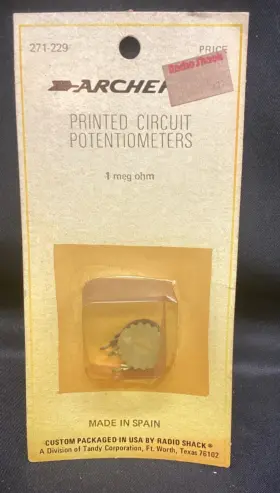 271-219 ARCHER Printed Circuit Potentiometers Meg