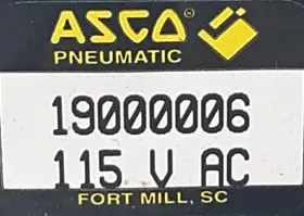 19000006 ASCO Coil #2