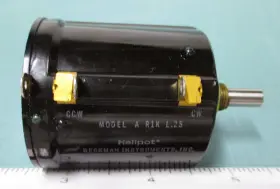 A-R1K-L.25 BECKMAN Helipot Panel Mount Turn Precision #2 A-R1K-L.25 BECKMAN Helipot Panel Mount Turn Precision #2