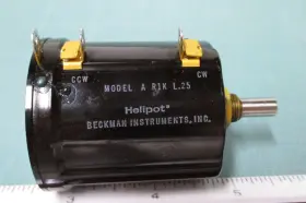 A-R1K-L.25 BECKMAN Helipot Panel Mount Turn Precision A-R1K-L.25 BECKMAN Helipot Panel Mount Turn Precision