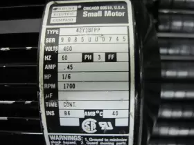 42Y3BFPP BODINE Motor 42Y3BFPP BODINE Motor