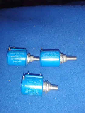 Bourns 3500s-077-502 3 Potentiometes - 5k 10 T 2 W Linear Taper -new
