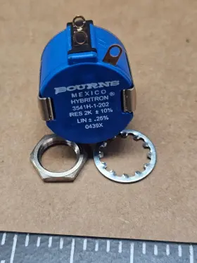 3541H-1-202 BOURNS Panel Mount Potentiometer