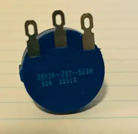 Bourns 3852a-282-503h 50k Potentiometer P/n New / Old Stock Qty. 260 Pcs Bourns 3852a-282-503h 50k Potentiometer P/n New / Old Stock Qty. 260 Pcs