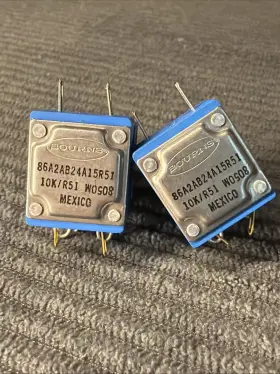 Bourns 86a2ab24a15r51 Pair Of Nos 10k Potentiometer With Dpst Switch