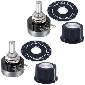 Hsdwq CENRYKAY Single Turn Rotary Taper Potentiometer Knobs