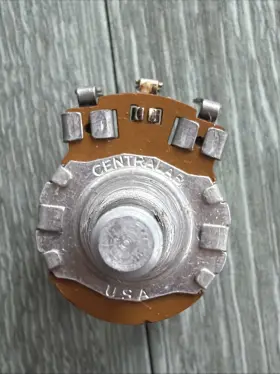 Centralab 19-18 1k-aud Model 11 Rotary Potentiometer Power Switch Nos Vintage Audio Amp Part
