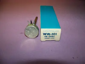 WW-101 CENTRALAB Linear Taper Potentiometer Box