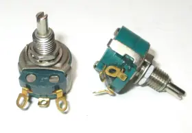 140-6322 CLAROSTAT Linear Taper Shaft Potentiometers Nos