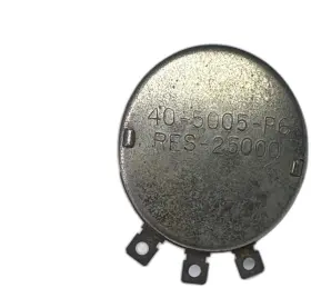 Clarostat 40-5005-p6 Vintage Rotary Potentiometer 25000 Ohm Usa Brown Metal Knob