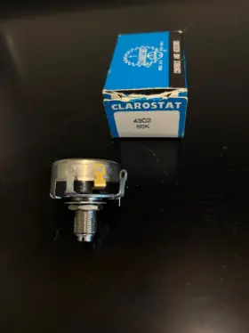 43C2-50K CLAROSTAT Linear Taper Wire Wound Potentiometer 43C2-50K CLAROSTAT Linear Taper Wire Wound Potentiometer