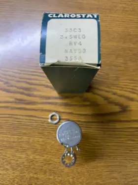 53C3-3.5MEG CLAROSTAT Potentiometer Meg Watts
