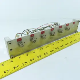 Clarostat 625-8546 43c2-5k 6-unit Aluminum Potentiometer Mounting Assembly Panel 5k Ohm