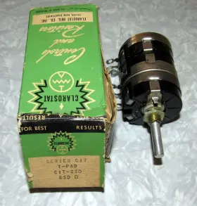 CIT-250 CLAROSTAT Nos Pad Box Data