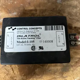 I-105 CONTROL CONCEPTS Islatrol Tracking Filter #2