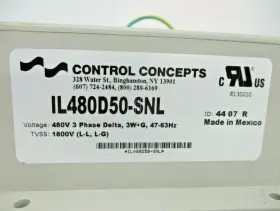 IL480D50-SNL CONTROL CONCEPTS Islaguard Exposure Surge Filter #2