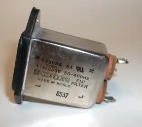 6EF2F-1 CORCOM Single Phase Emi Filter Iec Power Module