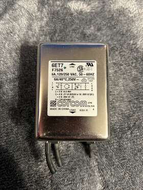 6ET7-F7526 CORCOM Power Line Emi Filter 6ET7-F7526 CORCOM Power Line Emi Filter