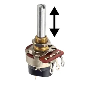 R1378437 CTS Linear Potentiometer Push Spst Switch Shaft Amp