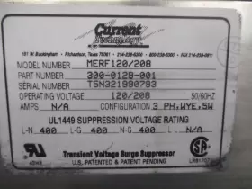300-0129-001 CURRENT TECHNOLOGY Wye Surge Suppressor #2 300-0129-001 CURRENT TECHNOLOGY Wye Surge Suppressor #2