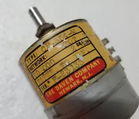 CP-354-M DAVEN Rotary Potentiometer Step Taper Inf #2 CP-354-M DAVEN Rotary Potentiometer Step Taper Inf #2