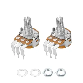 Duefixing 693974068468 2 X Wh148 Potentiometer Switch 10k Ohm Variable Resistors Single Turn Rotary