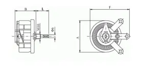 VR-25W-10-1 ELECTRONICS-SALON High Power Wirewound Rheostat #2