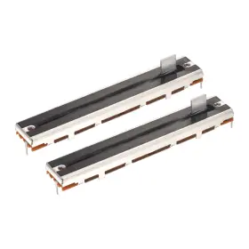 Fixinairp 672668727676 2 Pcs Straight Single Linear Slide Potentiometer B10k 88mm L 60mm Travel