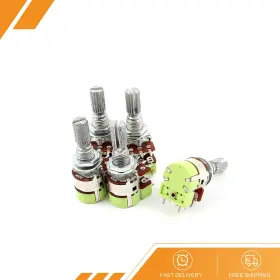 Gryfton 680811083951 5pcs Stereo B20k 20k Ohm Dual Linear Taper Volume Control Potentiometer Switches Gryfton 680811083951 5pcs Stereo B20k 20k Ohm Dual Linear Taper Volume Control Potentiometer Switches
