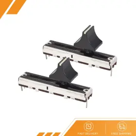 Gryfton 680811090287 2 X Fader Variable Resistors Mixer 45mm Slide Potentiometer B10k Ohm Gryfton 680811090287 2 X Fader Variable Resistors Mixer 45mm Slide Potentiometer B10k Ohm