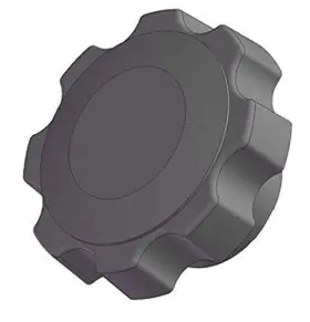 3GDY2 INNOVATIVE COMPONENTS Fluted Knob Blind