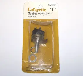 52-00928 LAFAYETTE RADIO ELECTRONICS CORP Potentiometer Nos