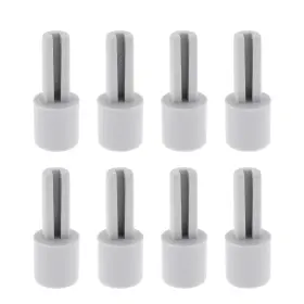 Lt Easiyl 501-bn 8pcs Potentiometer Lengthening Shaft Grey Plastic Extension