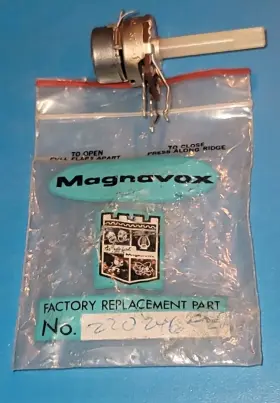 220246-2 MAGNAVOX Dual Potentiometer Resistor Nos