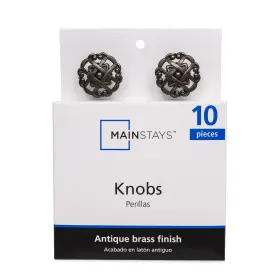 CHWM-KWE1.63ABRAPK10 MAINSTAYS Weave Cabinet Knob Antique