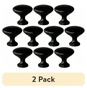 MS8KNOBMB MAINSTAYS Pack Round Mushroom Knob Steel