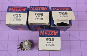 HVC63L MALLORY Nos Potentiometer Taper