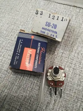 SU-20 MALLORY Dpst Switch Midgetrol Potentiometers