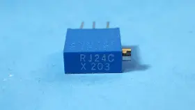 Mepco Rj24cx203 3pcs- Potentiometer Bourns 0.5w 20000ohm 200v 10% /-tol