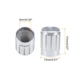 734301086585 METALLIXITY Potentiometer Control Knob Knurled #2