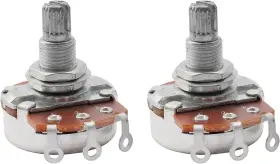 DWQ-09 MUSICLILY Guitar Pots Split Knurled Shaft