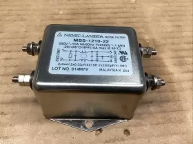 MBS-1210-22 NEMIC-LAMBDA Noise Filter #2 MBS-1210-22 NEMIC-LAMBDA Noise Filter #2
