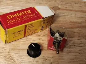 0123 OHMITE Rheostat Knob