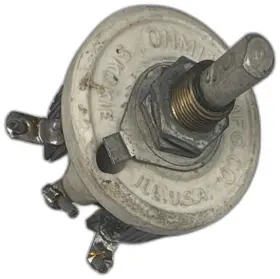 Ohmite 0142 Series A Model Wirewound Power Rheostat Variable Resistor Vintage Us