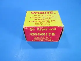 Ohmite 0143 Vintage Model H Rheostat Potentiometer 25w 6 Ohm Usa Nice Lqqk Ohmite 0143 Vintage Model H Rheostat Potentiometer 25w 6 Ohm Usa Nice Lqqk