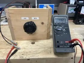 0659 OHMITE Resistor Wood Stand Leads Great #3