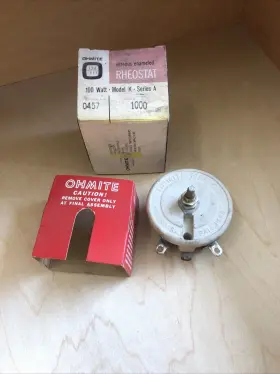 0665 OHMITE Rheostat Watts Variac